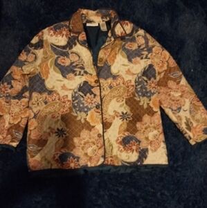 Alfred Dunner Multicolor Floral Women's Blazer